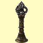 Ritual-Öllampe mit Ganesha-Figur