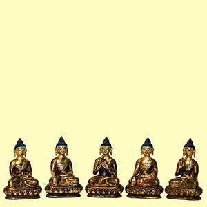 5 Dhyani-Buddhas